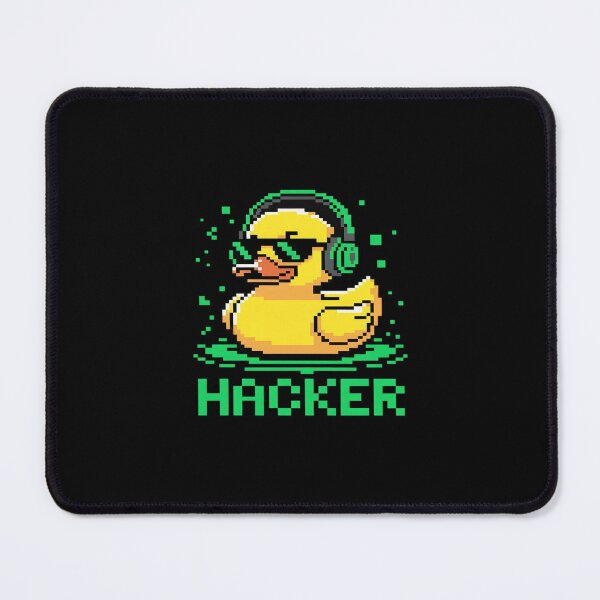 Item preview, Hacker Cyber Security Pixel Art Duck Hacking Programmer designed and sold by velltoons.