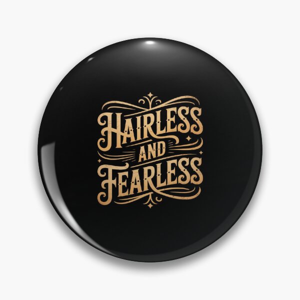 Item preview, Hairless and Fearless Proud Bald Man designed and sold by velltoons.