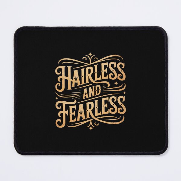 Item preview, Hairless and Fearless Proud Bald Man designed and sold by velltoons.