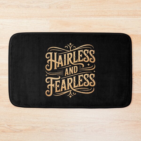 Item preview, Hairless and Fearless Proud Bald Man designed and sold by velltoons.