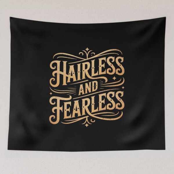 Item preview, Hairless and Fearless Proud Bald Man designed and sold by velltoons.