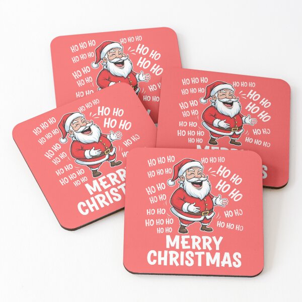 Item preview, Jolly Laughing Santa Claus Ho Ho Ho Merry Christmas - Funny Holiday Cartoon designed and sold by Lydatrend Fashion.