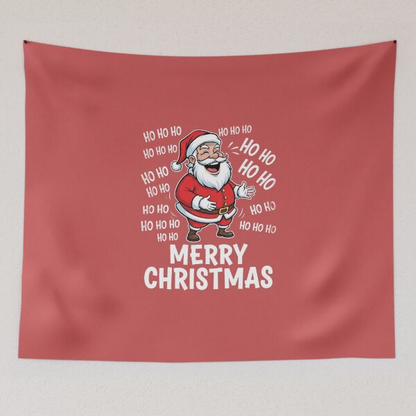 Item preview, Jolly Laughing Santa Claus Ho Ho Ho Merry Christmas - Funny Holiday Cartoon designed and sold by Lydatrend Fashion.