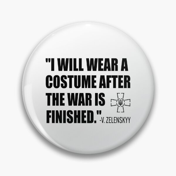 Item preview, I Will Wear A Costume After The War Is Finished designed and sold by RoderickStout.