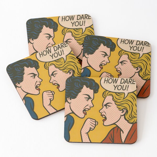 Item preview, Pop Art Retro Comic Style Emotional Expression Prints designed and sold by PinUpPizzazz.