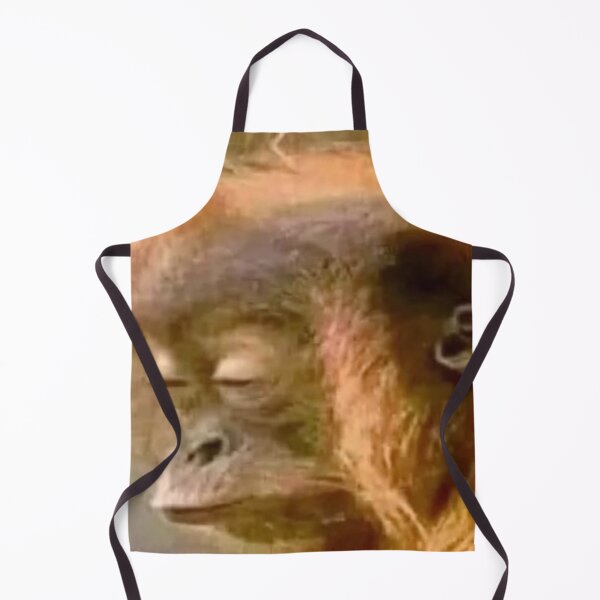 Item preview, squinting baby orangutan designed and sold by monkey zone.