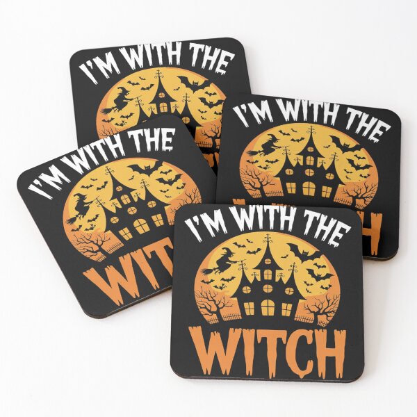 Item preview, Matching Halloween Couple for Men Husband I'm With The Witch designed and sold by Hofersofer.