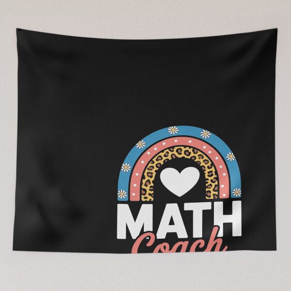 Item preview, Math Coach Rainbow Leopard 100th Day Of School designed and sold by Hofersofer.