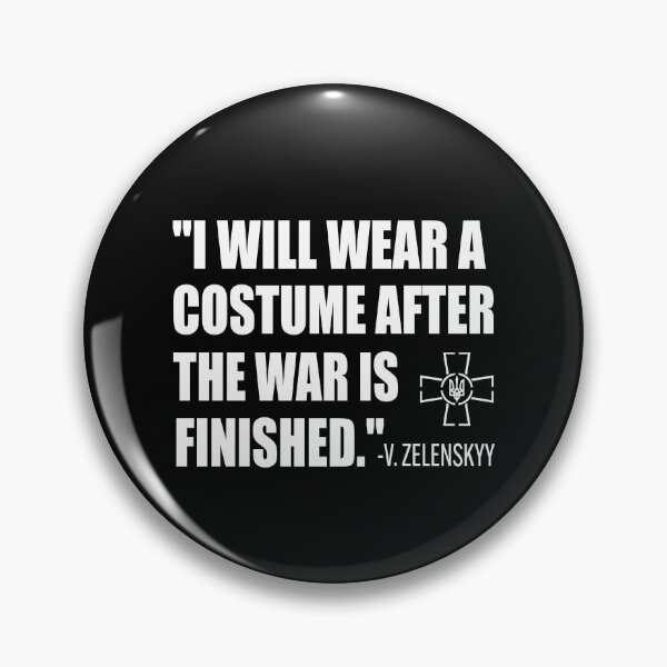 Item preview, I Will Wear A Costume After The War Is Finished designed and sold by RoderickStout.