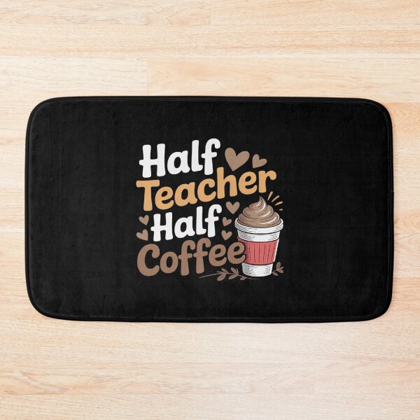 Item preview, Half Teacher Half Coffee Funny Coffee Lover designed and sold by FndPardaL.