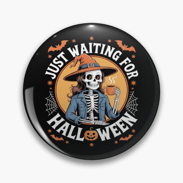 Item preview, Halloween 2025 Spooky Skeleton Just Waiting For Halloween designed and sold by FndPardaL.
