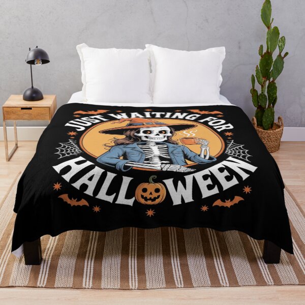 Item preview, Halloween 2025 Spooky Skeleton Just Waiting For Halloween designed and sold by FndPardaL.