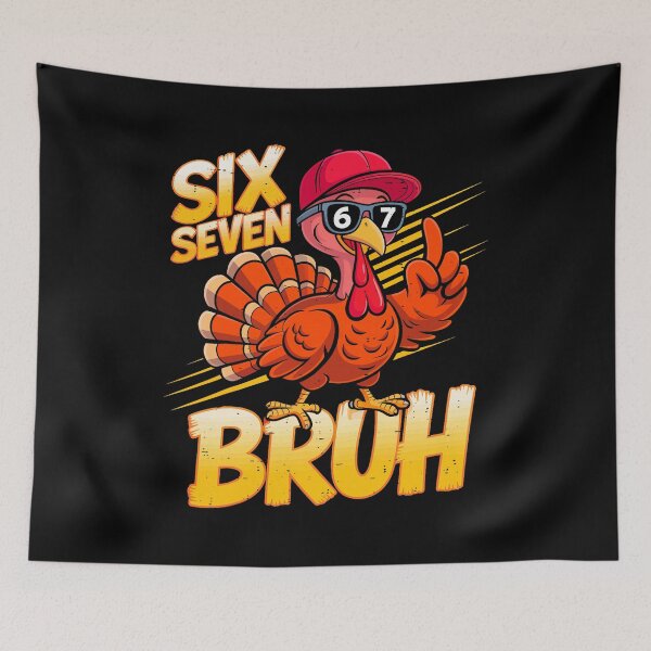 Artikelvorschau, 6 7 Bruh Thanksgiving Männer Jungen Lustiges Truthahn-Meme Sechs Sieben T-Shirt entworfen und verkauft von khdmalakarak.
