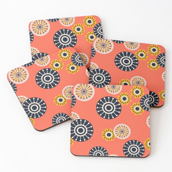 Item preview, Cubist Retro Geometric Seamless Repeat designed and sold by Sharon Schwalbe.