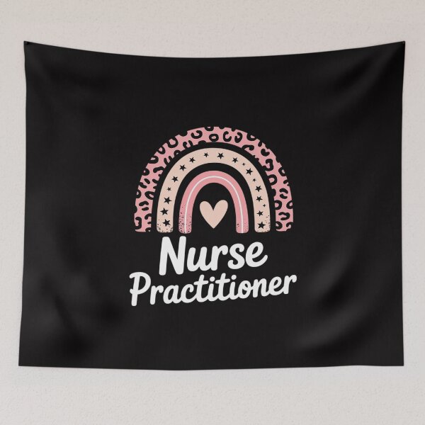 Item preview, Nurse Practitioner Leopard Rainbow Nursing designed and sold by MuteElevent.