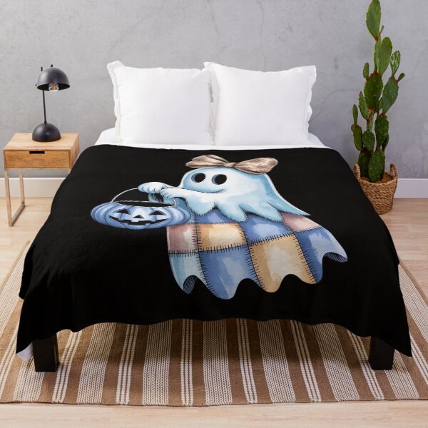 Artikelvorschau, Halloween Blue Denim Ghost Gruseliger Geist Geisterkokette entworfen und verkauft von JaskconLIfe23.
