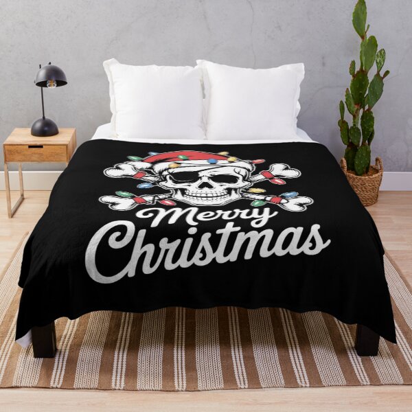 Item preview, Funny Skull Skeleton Santa Hat Christmas Lights Men Women designed and sold by DrewLeuschke.