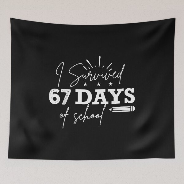 Item preview, I Survived 67 Days Of School Bruh Students Six Seven Funny designed and sold by facegm.