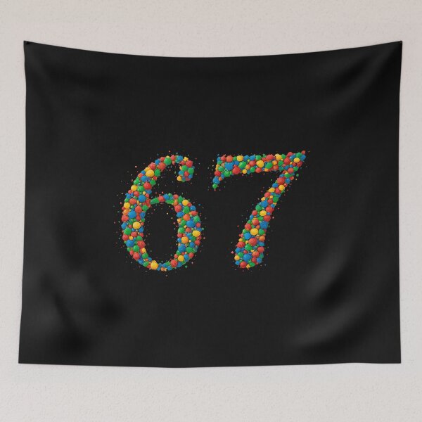 Item preview, Retro Six Seven Numbers Clever Humor 6 7 Meme Mens Womens designed and sold by facegm.
