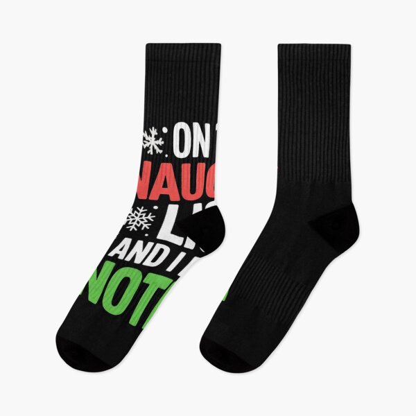 Item preview, Funny On The List of Naughty and I Regret Nothing Christmas designed and sold by MinaReinger.
