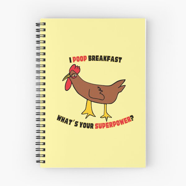 Item preview, Desayuno divertido de pollo con caca, de Everything Eli designed and sold by EverythingEli.