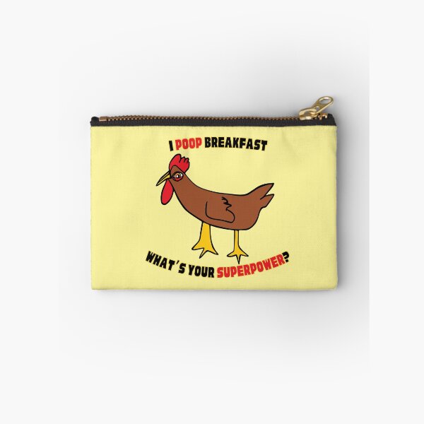Item preview, I Poop Breakfast Funny Chicken by Everything Eli designed and sold by EverythingEli.