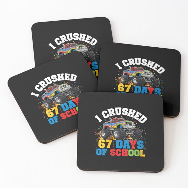 Item preview, Womens I Crushed 67 Days Of School 67 Meme 6 7 Monster Truck Boys designed and sold by facegm.