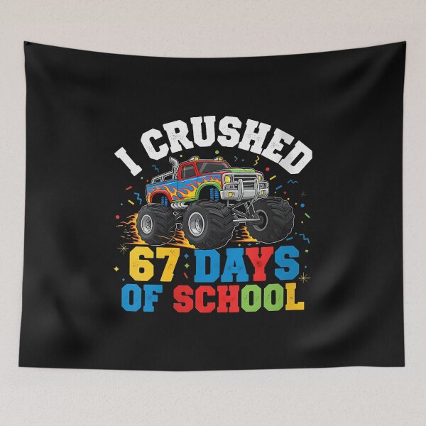 Item preview, Womens I Crushed 67 Days Of School 67 Meme 6 7 Monster Truck Boys designed and sold by facegm.