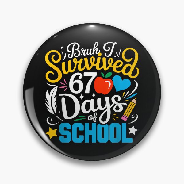 Item preview, Bruh I Survived 67 Days Of School Six Seven Meme Teacher designed and sold by facegm.