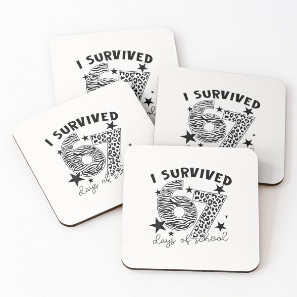Item preview, I Survived 67 Days Of School Funny 67 Teachers Students Meme designed and sold by facegm.