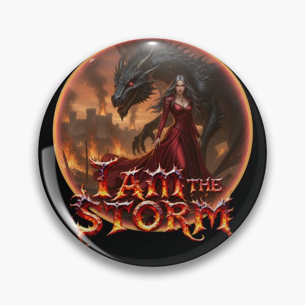 Item preview, "I AM THE STORM" Dragon Queen Epic Fantasy designed and sold by Atouke.