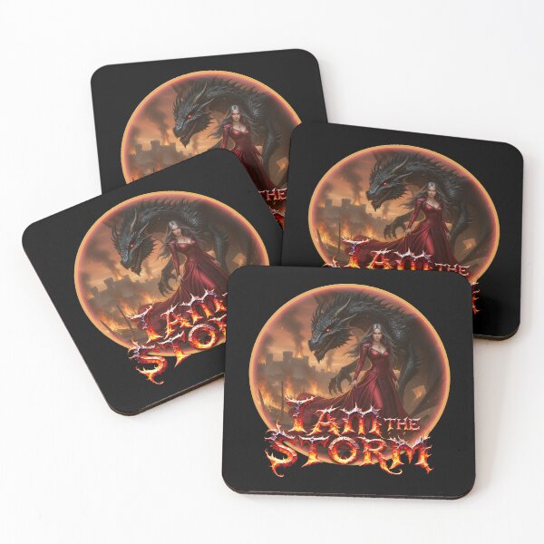 Item preview, "I AM THE STORM" Dragon Queen Epic Fantasy designed and sold by Atouke.