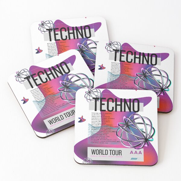 Item preview, TECHNO WORLD TOUR  designed and sold by TOP_TEES.
