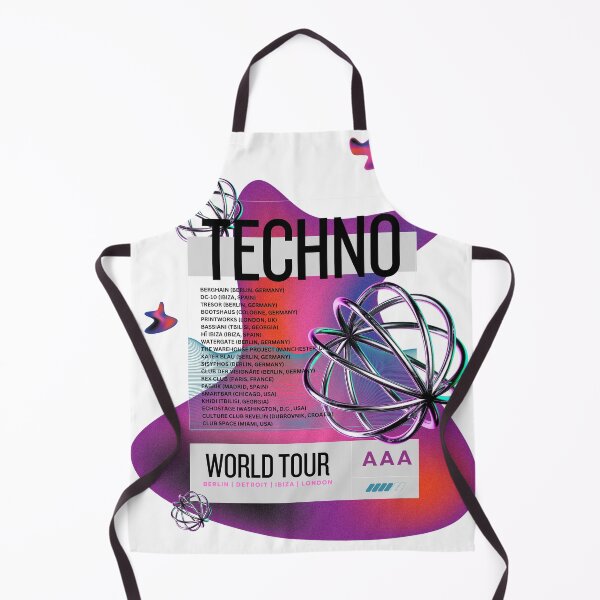 Item preview, TECHNO WORLD TOUR designed and sold by TOP_TEES.
