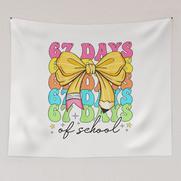 Item preview, 67 Days Of School Pencil Coquette Bow 67Th Day Of School designed and sold by facegm.