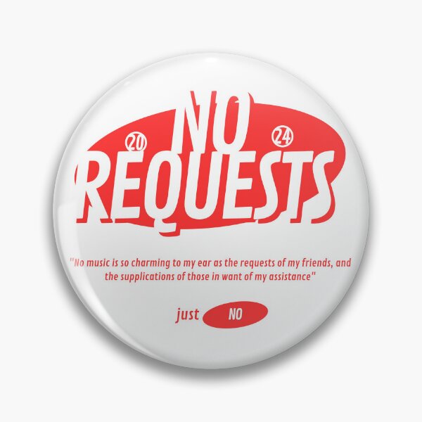 Item preview, NO REQUESTS designed and sold by TOP_TEES.