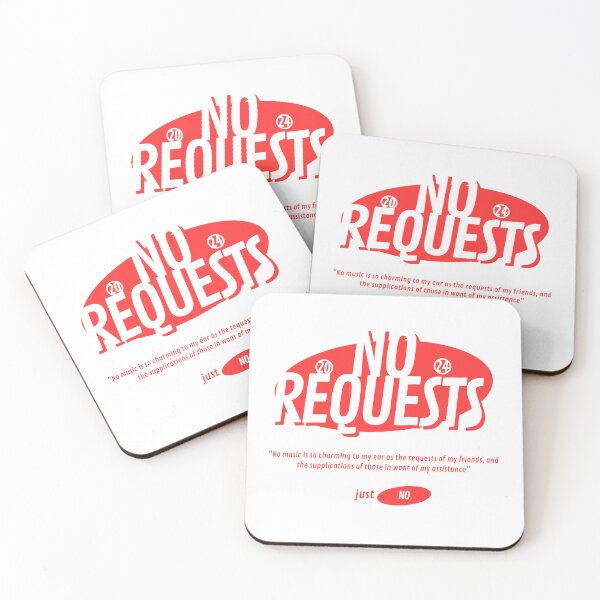 Item preview, NO REQUESTS designed and sold by TOP_TEES.