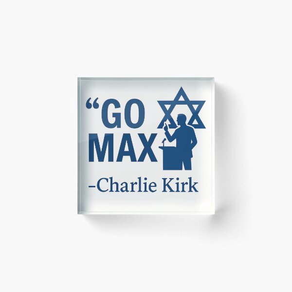 Item preview, GO MAX Charlie Kirk  designed and sold by NextStopShirts.