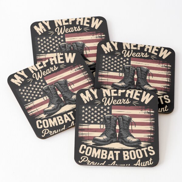 Item preview, My Nephew Wears Combat Boots Proud Army Aunt Veteran designed and sold by MuteElevent.