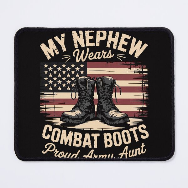 Item preview, My Nephew Wears Combat Boots Proud Army Aunt Veteran designed and sold by MuteElevent.