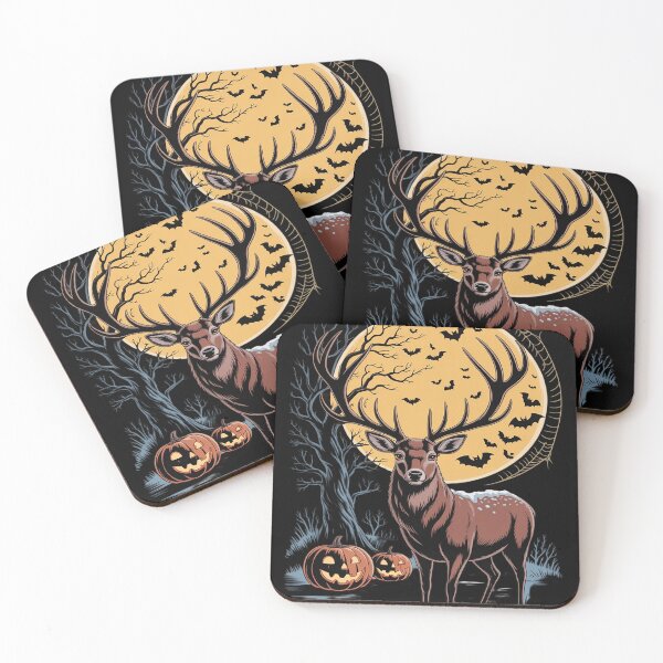 Item preview, Halloween Deer Spooky Forest Buck Pumpkin Hunting Season designed and sold by ToggleBet.