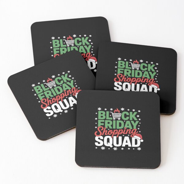 Item preview, Friday Shopping Squad Christmas Black Shopping Family Group designed and sold by khorbiasieno.