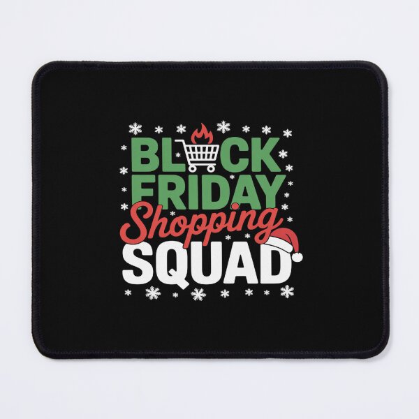 Item preview, Friday Shopping Squad Christmas Black Shopping Family Group designed and sold by khorbiasieno.