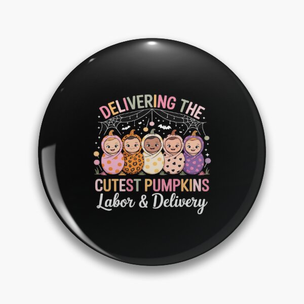 Item preview, Halloween Delivering Cutest Pumpkins Labor & Delivery Nurse designed and sold by ToggleBet.