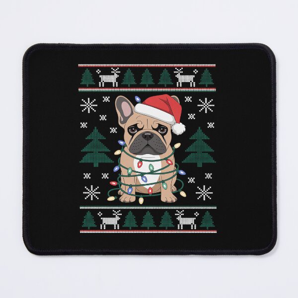Item preview, Frenchie Dog Santa French Bulldog Christmas designed and sold by VasilisLamArt.