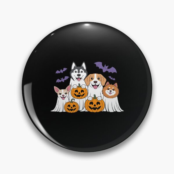 Item preview, Halloween Dogs Ghost Pumpkins Spooky Dog Lover designed and sold by ToggleBet.