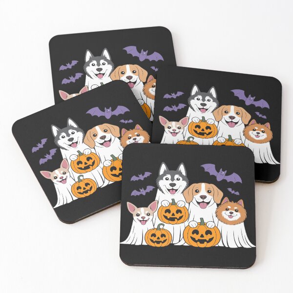 Item preview, Halloween Dogs Ghost Pumpkins Spooky Dog Lover designed and sold by ToggleBet.