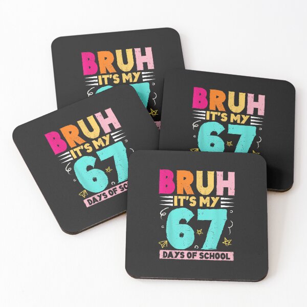 Item preview, Bruh Its My 67 Days Of School Funny Design Boy Girl Kid designed and sold by diyoor.