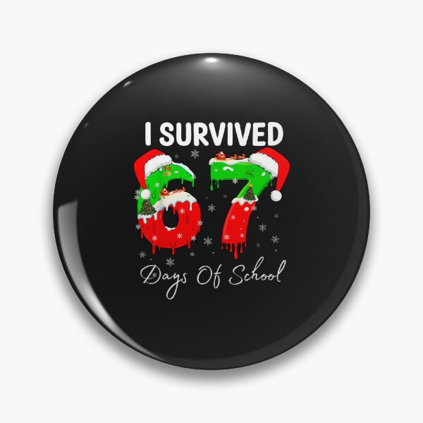 Item preview, I Survived 67 Days School Christmas Meme 100Th Day Of School designed and sold by diyoor.