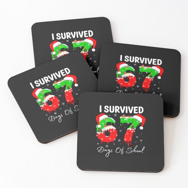 Item preview, I Survived 67 Days School Christmas Meme 100Th Day Of School designed and sold by diyoor.